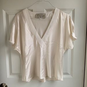Rory Beca Cream Silk Top